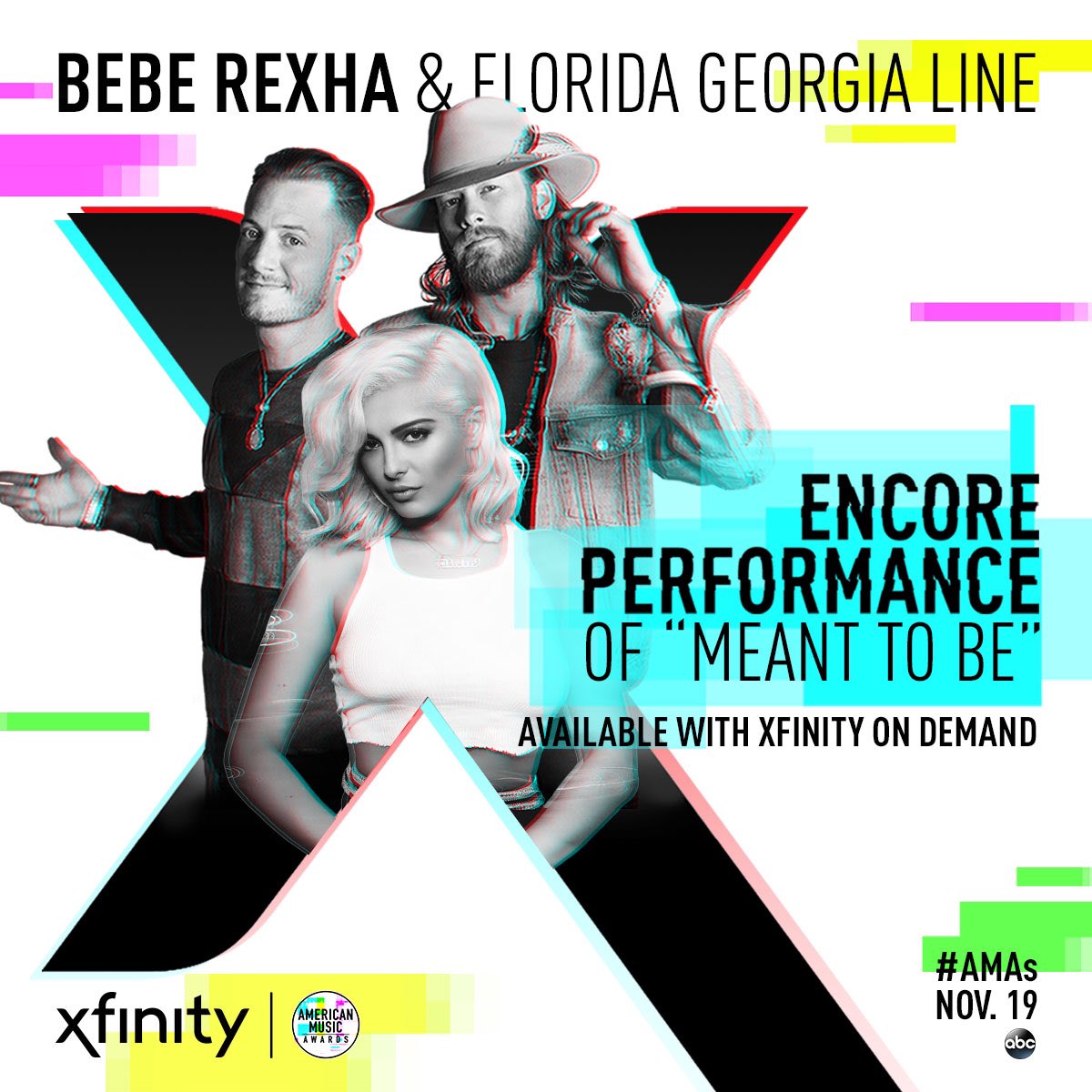 We'll be doing an Encore Performance of "Meant to Be" with @BebeRexha too 💥🎉 #AMAs https://t.co/Vf3p92o85a