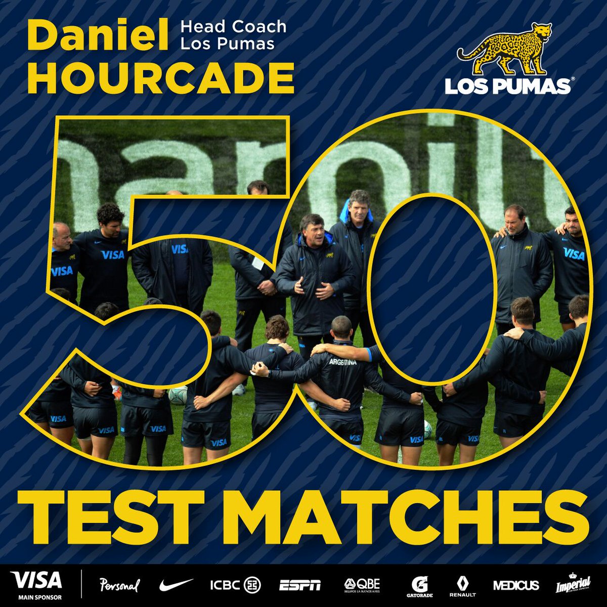 lospumas's tweet photo. #GiraNoviembre
@danielhourcade llega a los #50Test como Head Coach de @lospumas
Lee la nota: https://t.co/4YqUR4PXPf https://t.co/8acI6WjNGt