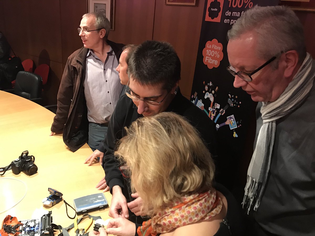 MaitenaLG's tweet photo. C'est parti. Lancement #100 pour100fibre @orange à Mundolsheim en présence des élus, B. Bulou @europtimist_eu @OrangeGrandEst https://t.co/bY81ua7ltc