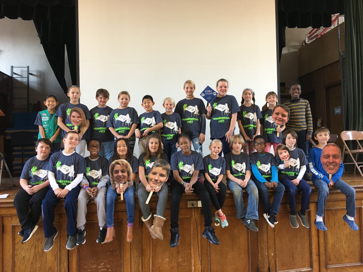 Super proud of these kiddos...sharing their #GeniusHour projects &amp; promoting their #FanFaces business @ Defer this a.m. w/ our friends <a href="/MrsNugent4th/">Jane Nugent</a> <a href="/Triciagout/">Tricia Gout</a> &amp; <a href="/Rheauml/">Lisa Rheaume, PhD</a> ! <a href="/GPSchools/">GPPSS</a> <a href="/RWScholars/">Real World Scholars</a> <a href="/AudReimer/">Audrey Reimer Morse</a> #classtshirts