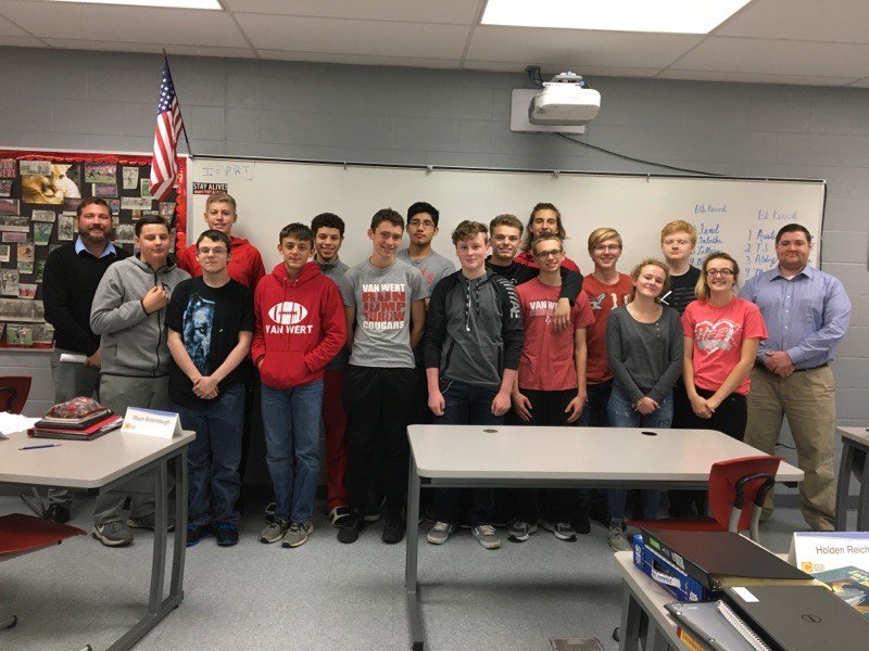 PBIAgency's tweet photo. PBI and Central Insurance company finished up teaching the Van Wert High School Students about Marketing and Selling Insurance today. #morethanapolicy #PBIInsuranceguy https://t.co/2Jt6qSoPli