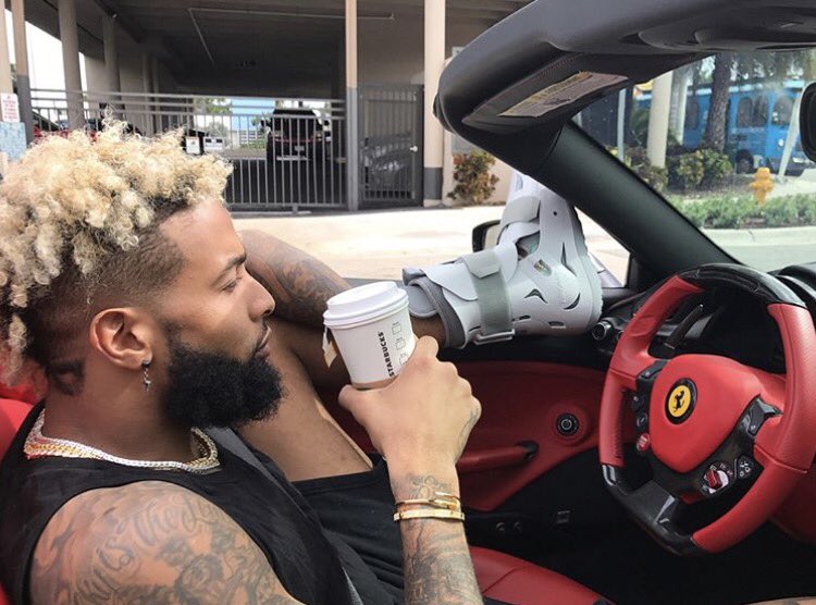 WORLDSTAR's tweet image. OBJ living nice on his road to recovery 🔥💯 @OBJ_3