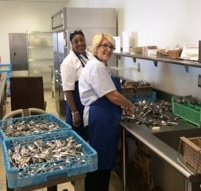 Dining_EA's tweet photo. Our Dining Services team.  Working to bring you healthy &amp; delicious food everyday.  #humansofEA  #madewithlove ❤️ https://t.co/BnPaGqDSk7