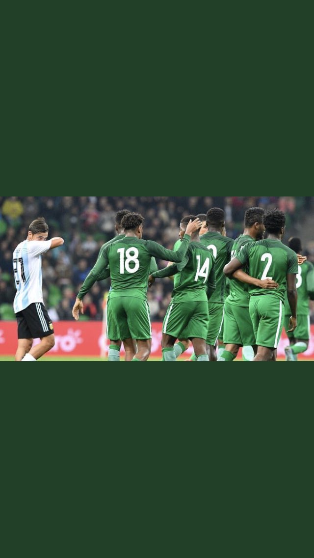 papilokanu's tweet photo. Fear no body and Believe. Congratulations boys Russia no stopping hahahahaha wonderful game against Argentina. https://t.co/JuA83wPywK