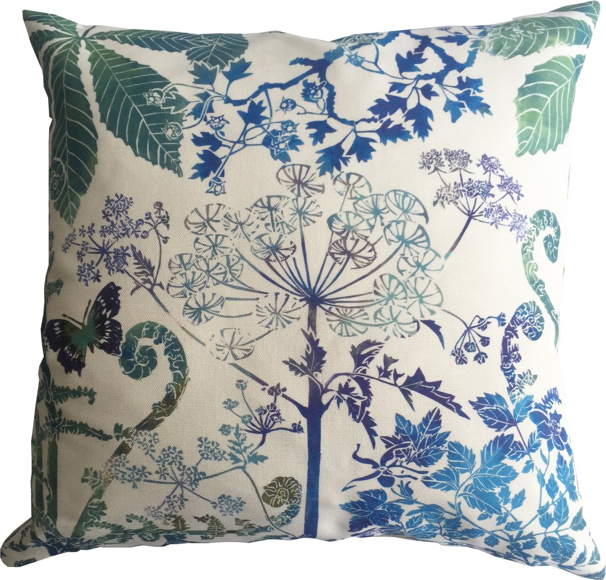 Laura Sowerby, printmaker, works in linocut to create intricate botanical designs for wallpaper and fabric from her picturesque studio in the Langdale Fells. Her designs are joyously detailed and bold and reflect a love of the nature laurasowerby.co.uk