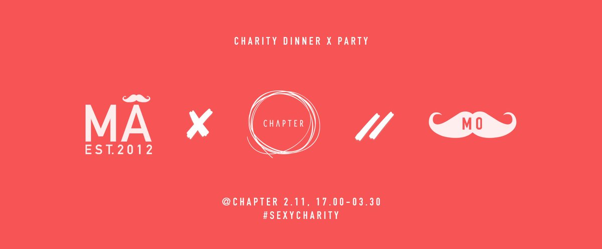 Mainstreetaijat's tweet photo. Mainstreet Äijät and Chapter Helsinki are proudly presenting the charitable event “MÄ X CHAPTER // MO” held at Chapter Helsinki on the 2nd of December. For more info visit: https://t.co/FaY2HJNsUN https://t.co/6Hp5OWen5j