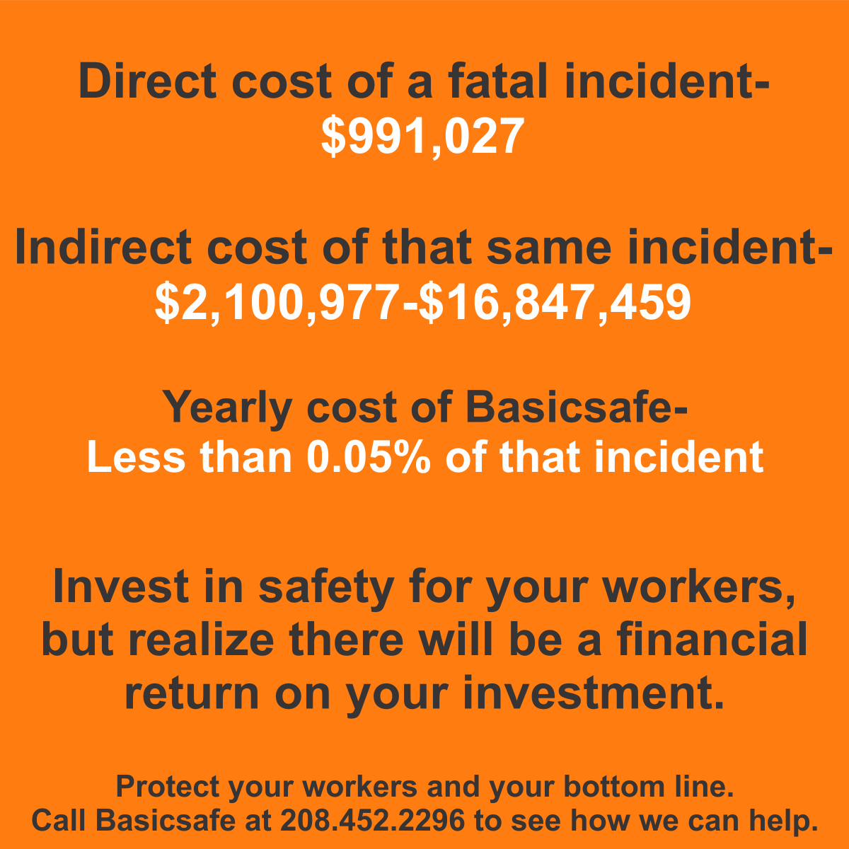 Basicsafe's tweet photo. You read that right! Less than 0.05% for peace of mind for yourself and your workers!
#hse #safety #basicsafe 
Citation-https://t.co/wSeRo9gyM7 https://t.co/UgussU8haC