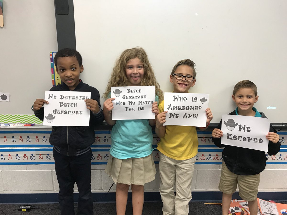 Escape the classroom 2D Shape style was a hit! #ForneyConnects