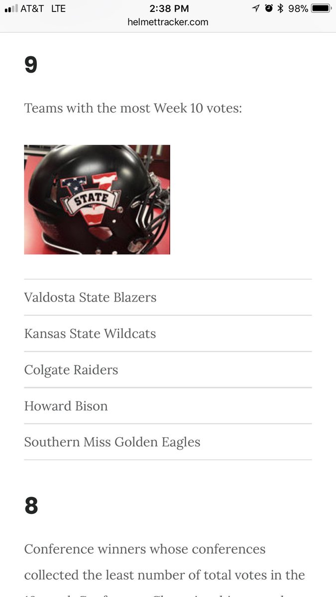 DWood_EQ's tweet photo. Feeling good about getting that #1seed for @HUBISONFOOTBALL in @helmettracker ‘s #hemetbowl #championshipbracket #VoteHoward #MissionPossible #Bison https://t.co/Wwoyr445qp