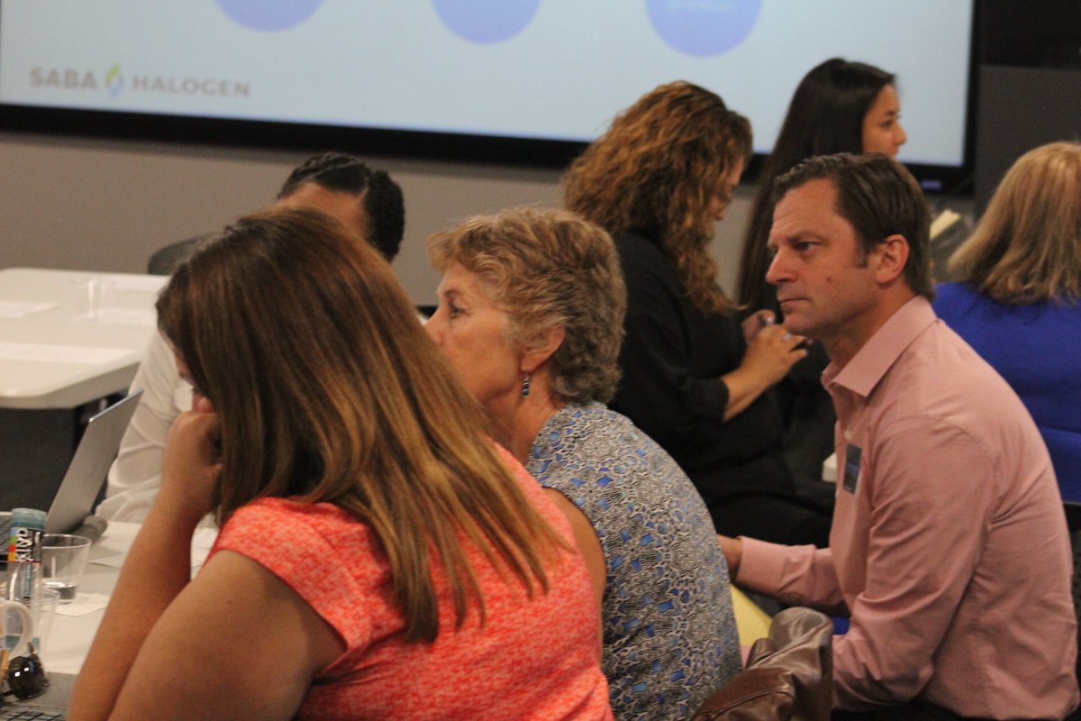 CSharmaHalogen's tweet photo. Great conversations happening at the Saba Halogen User Group in LA today!  @SabaSoftware https://t.co/mHXrqhScYi