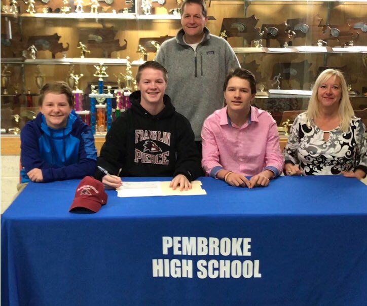 pemblax's tweet photo. Congrats to Patrick Mulhern on signing his NLI to play college lacrosse at Franklin Pierce University, way to go Patrick!!! #PembrokeProud https://t.co/8Uxn5XQFXK