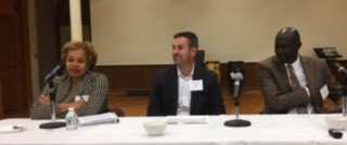 Homepresxchange's tweet photo. Former #DCMayor,#SharonPratt introduces final panel at 2017@Homepresxchange Forum today at @MetropolitanAME in DC, (L-R) Honorable #SharonPratt, Sandra Thompson, Dep. Dir., #FHFA, Patrick McCarthy, VP,#FannieMae & Adama Kah, VP,#FreddieMac @DrUnniaPettus
https://t.co/sAcWx0hyH5 https://t.co/oOuOVqpBd3