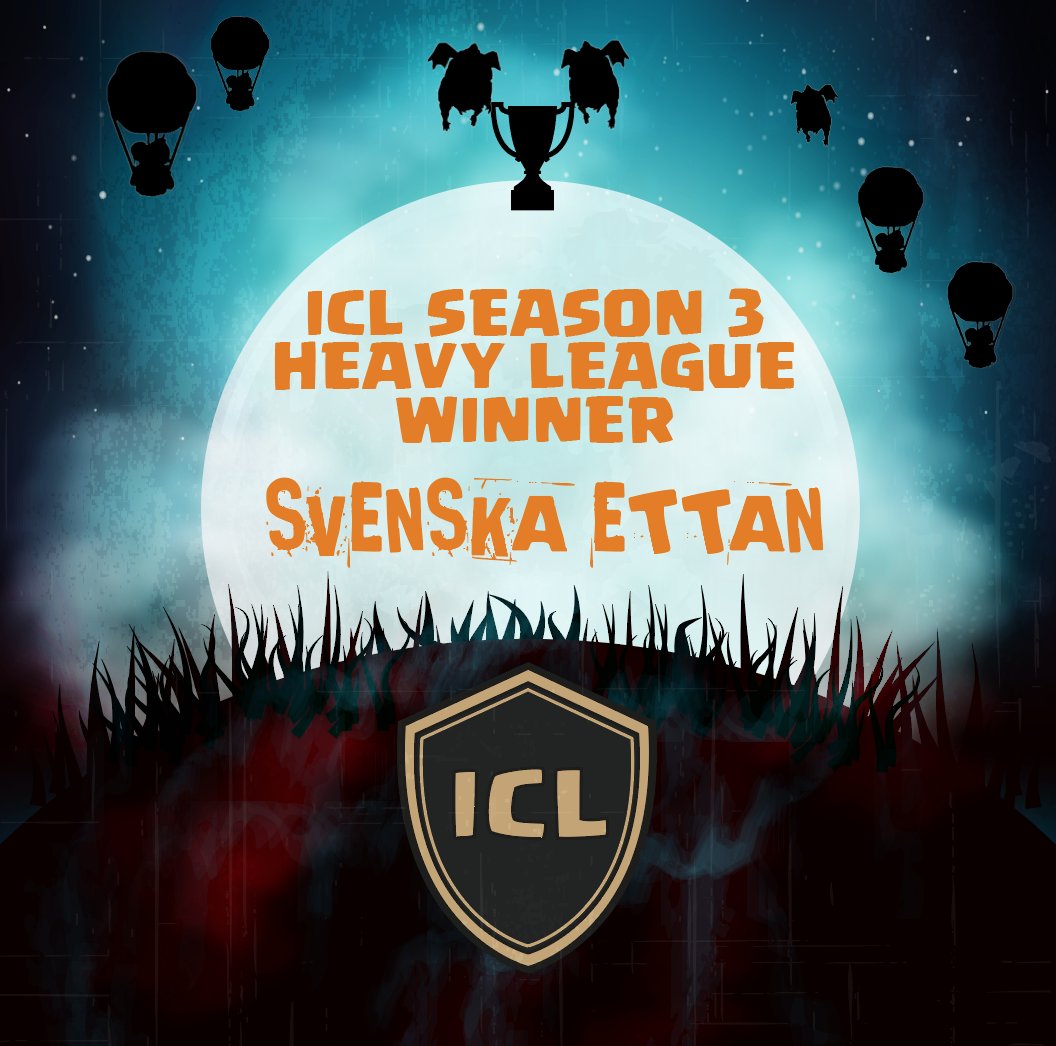 Winner of ICL Heavy League Season 3 is Svenska Ettan who won against Svenska Hjältar in the final. Congratulations!!!