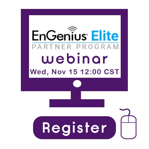 WAVonline's tweet photo. Interested in learning about the benefits of @EnGeniusTec partner program? Check out their webinar: https://t.co/3t39JvEhzt #WeMakeTheInternetWork #DataSolutions #WiFi #ScalableNetwork #NetworkDesign https://t.co/YeRLu0vlQJ