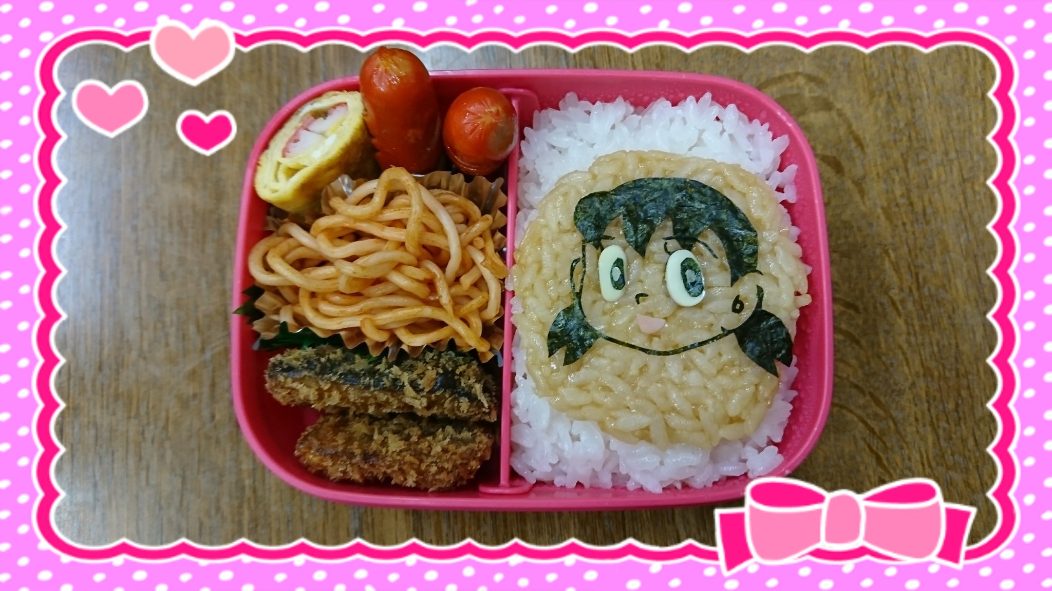 ちょこママ V Twitter 今日のキャラ弁はしずかちゃん ちょぴり色黒 Oﾟdﾟﾉ ﾉ しずかちゃんのび太と結婚するねんけど 結婚式前夜のしずかちゃんパパの言葉 全文もっとあってんけど に号泣 音楽も流れてあのお父さんの優しい声 思い出してもうるっ と来るわ