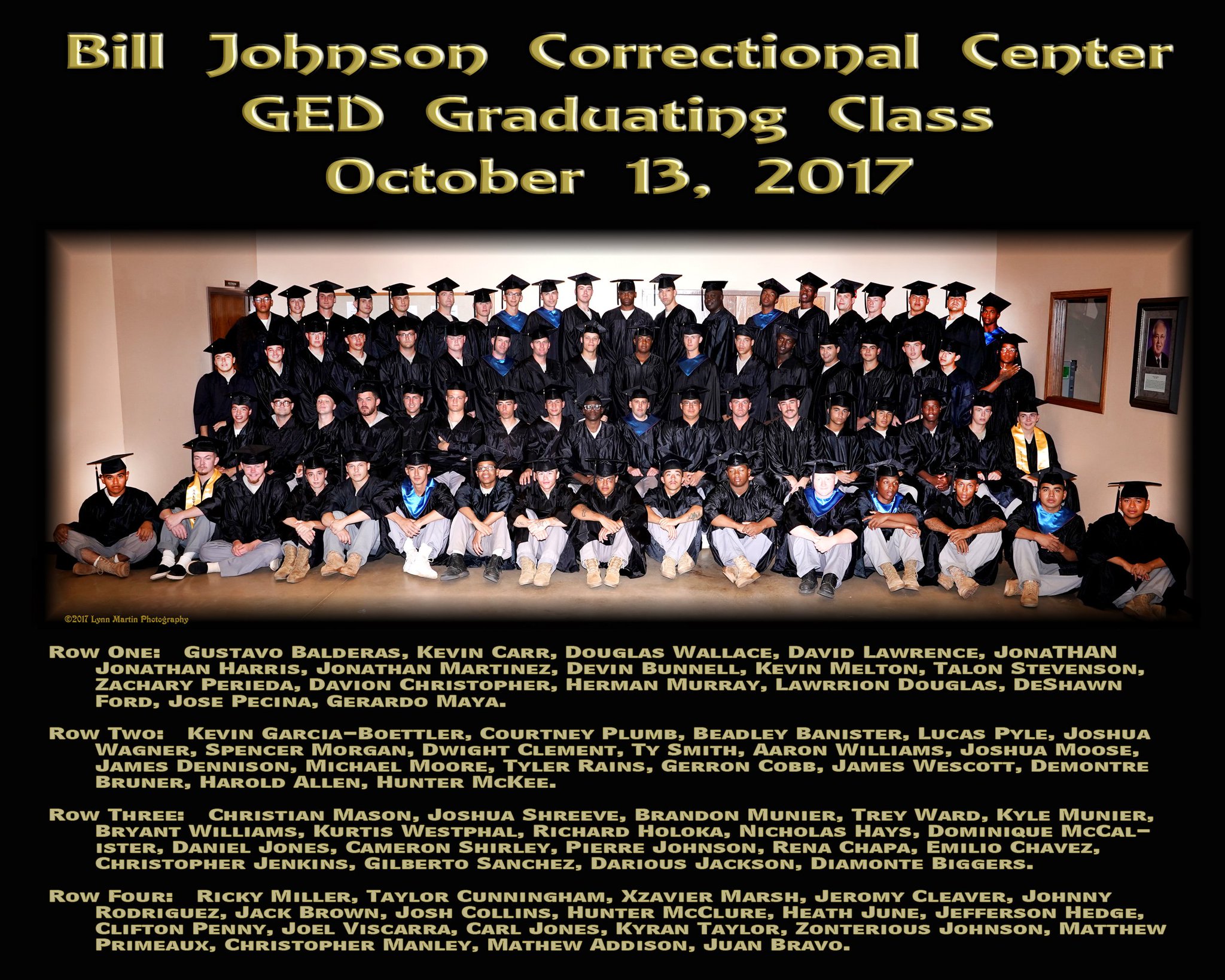 Oklahoma Doc We Had 74 Inmates At The Bill Johnson Correctional Center In Alva Graduate With Their Ged Diplomas On Oct 13 Education Increases The Likelihood Offenders Will Find Employment
