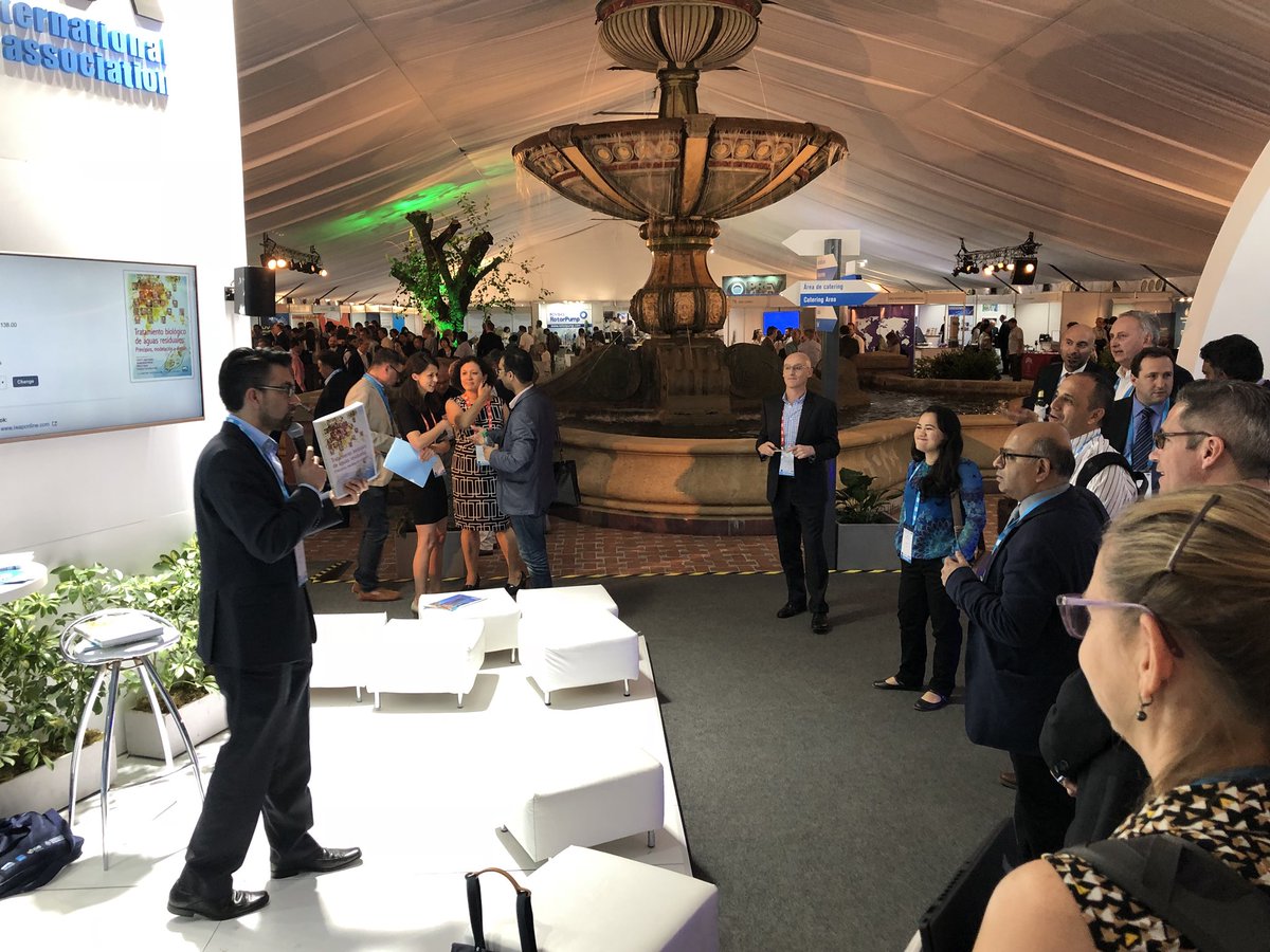 ergio's tweet image. Launch of Biological wastewater treatment book in Spanish language by @cmlopezvazquez at #developmentconference @UnescoIHE Well done!