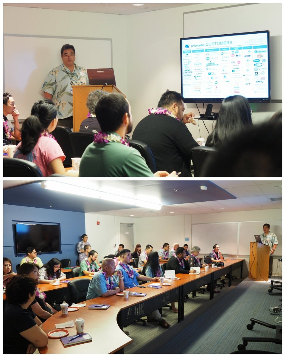 HTDCorg's tweet photo. First stop of HTDC's 4th Annual Innovation Crawl - @Referentia, a company that creates innovative solutions for organizations to support modern systems efficiently and cost effectively.
#InnovationCrawl #StartupParadise #htdcorg #hawaii https://t.co/QKivC8t2QQ