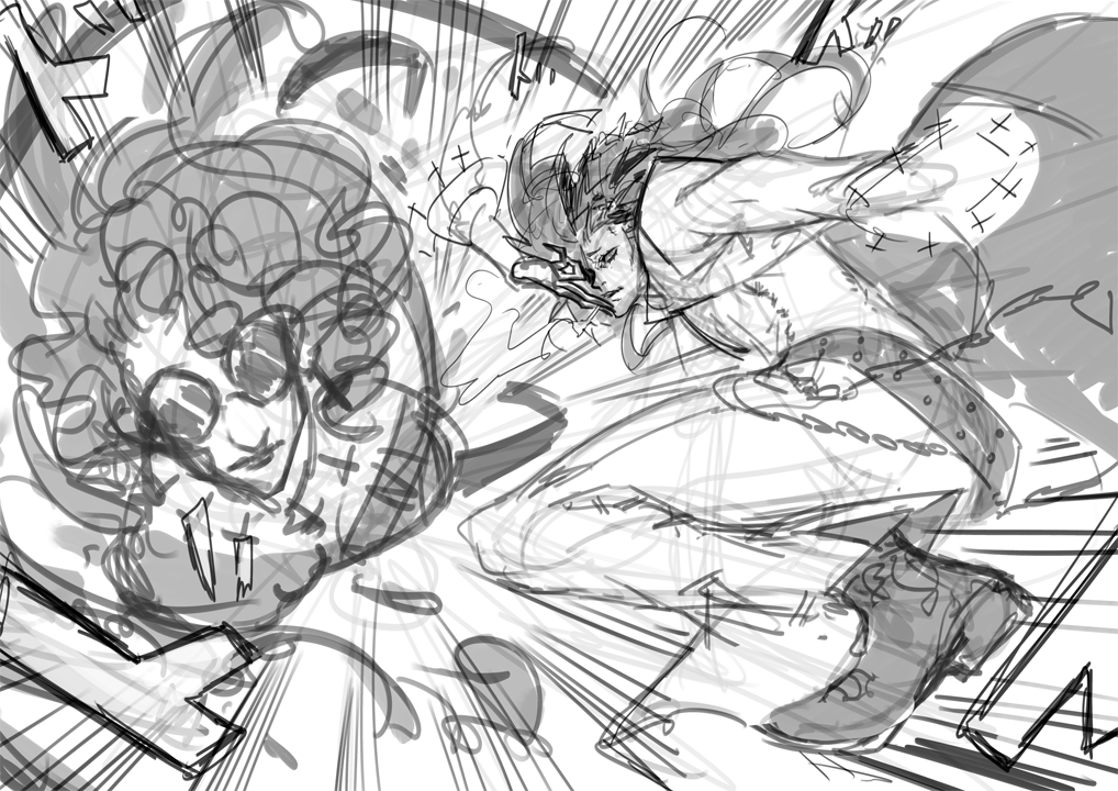 Break time fun doodle!
Drew our JoJotachi shindan results!
Might finish this one day, or might not;;;

https://t.co/sxs0qNFnTz 