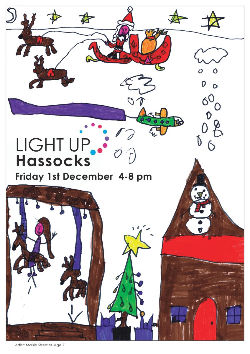 Proudly presenting this year's poster, designed by Maisie Streeter, aged 7 from Oak Class at Hassocks Infants - with thanks to our friends at <a href="/amazing15design/">amazing15</a>