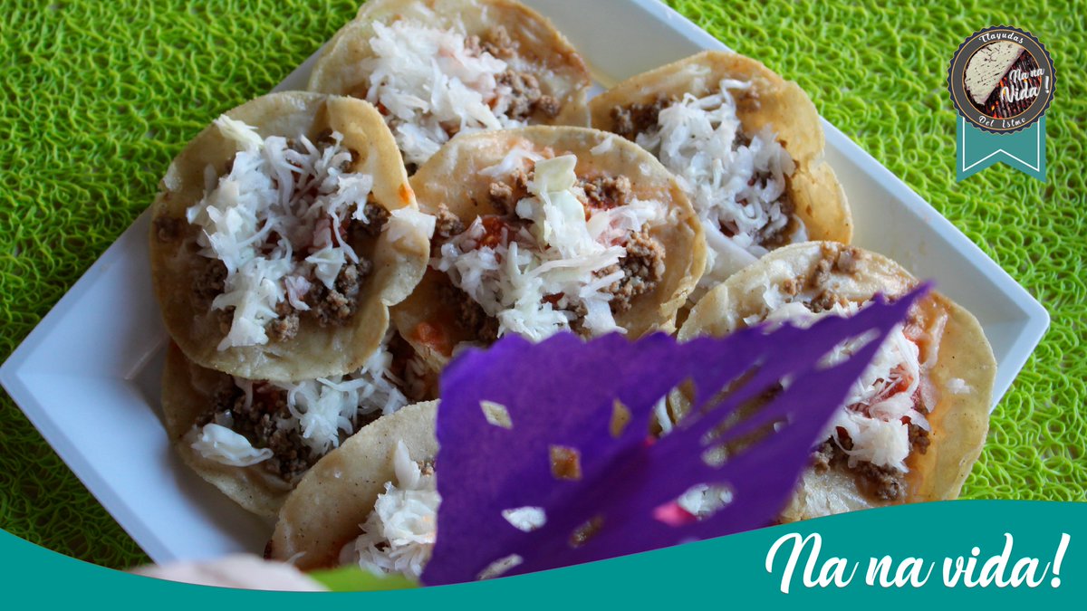 NanavidaCuerna's tweet photo. ¡Ay Na na vida, corazón!
¡Tú que sabes del buen sabor si no has probado estas delicias!
Ven a Tlayudas del Istmo Na na Vida y consciente al paladar 🇲🇽🍴😃 https://t.co/0O0QdZWTMR