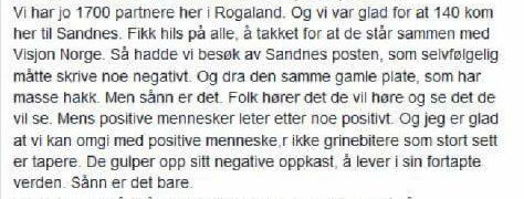 PositivtN's tweet photo. Media-Hanvold e misfornøyd med media. Skjermdump fra Facebook-siå hans denne måneden. Koss e det - e Hanvold positive og adle andre negative? #godjul #misnøye #Sandnesposten #heleneharepus #freeheleneharepus https://t.co/fIMQEgdkQ0