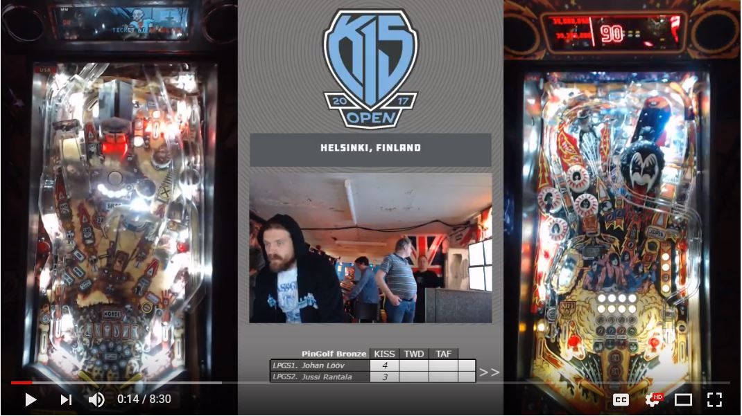k15pinball's tweet image. #K15Open 2017 #PinGolf bronze match, game 2/2, The Walking Dead. Who will survive, JSZ or AFX? youtu.be/eRG43qOVRTg #pinball