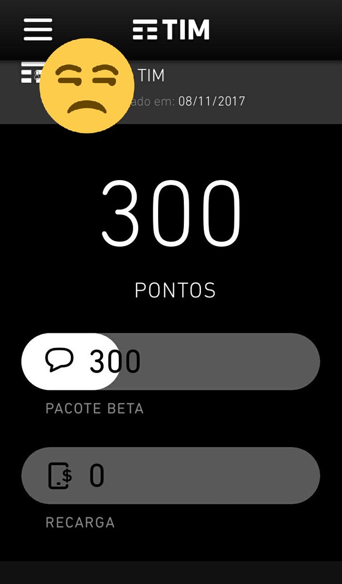 Já estamos no segundo mês da rodada e meus pontos de recargas não foram contabilizados.. PODE ISSO ARNALDO😠
#TimBeta