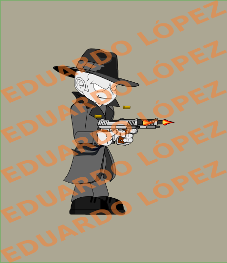 GeekyBugle01's tweet photo. #GeeksEnjoy #MakingDoodles (It works!) #GameArt So I can't use The Shadow. Who cares!? I have made my own original character! https://t.co/Q42WSAqwOV