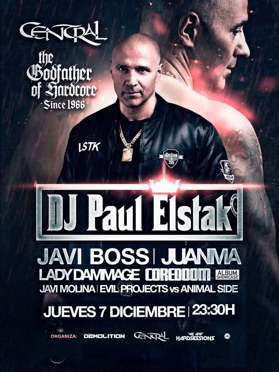 Animal_side's tweet photo. Nos vemos el 7 de Diciembre en CENTRAL! Para mi un sueño pinchar en la main!y.. SORPRESA! Presentaré mi nuevo bootleg con Lady Dammage! 😈🔥 #AnimalSide https://t.co/pBu654Gfwl