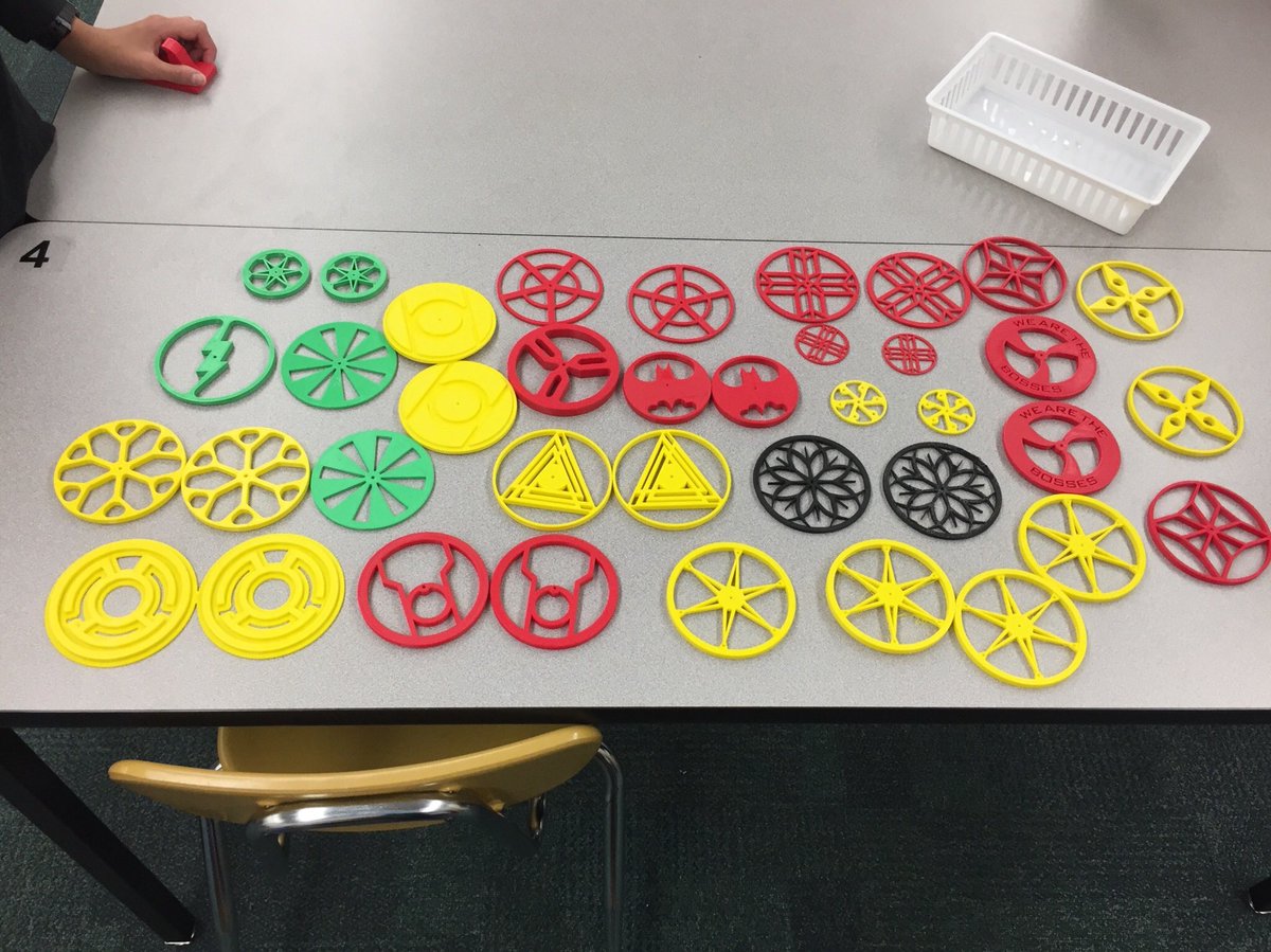 Student wheel designs on <a href="/makerbot/">MakerBot</a>  in @APS_CTAE classes! Winning combination! <a href="/CharlesRandolp3/">Charles Randolph</a>  @mgoodman06
