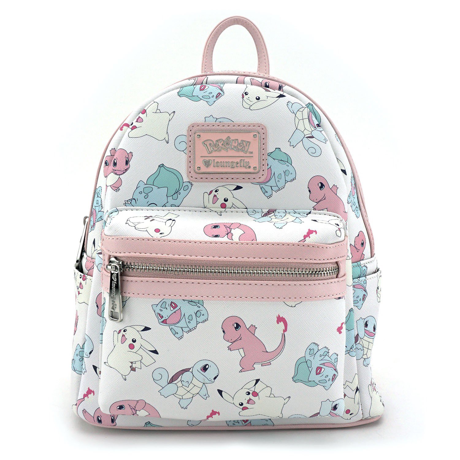 Loungefly Pokémon Starters Pastel All Over Print Mini Backpack