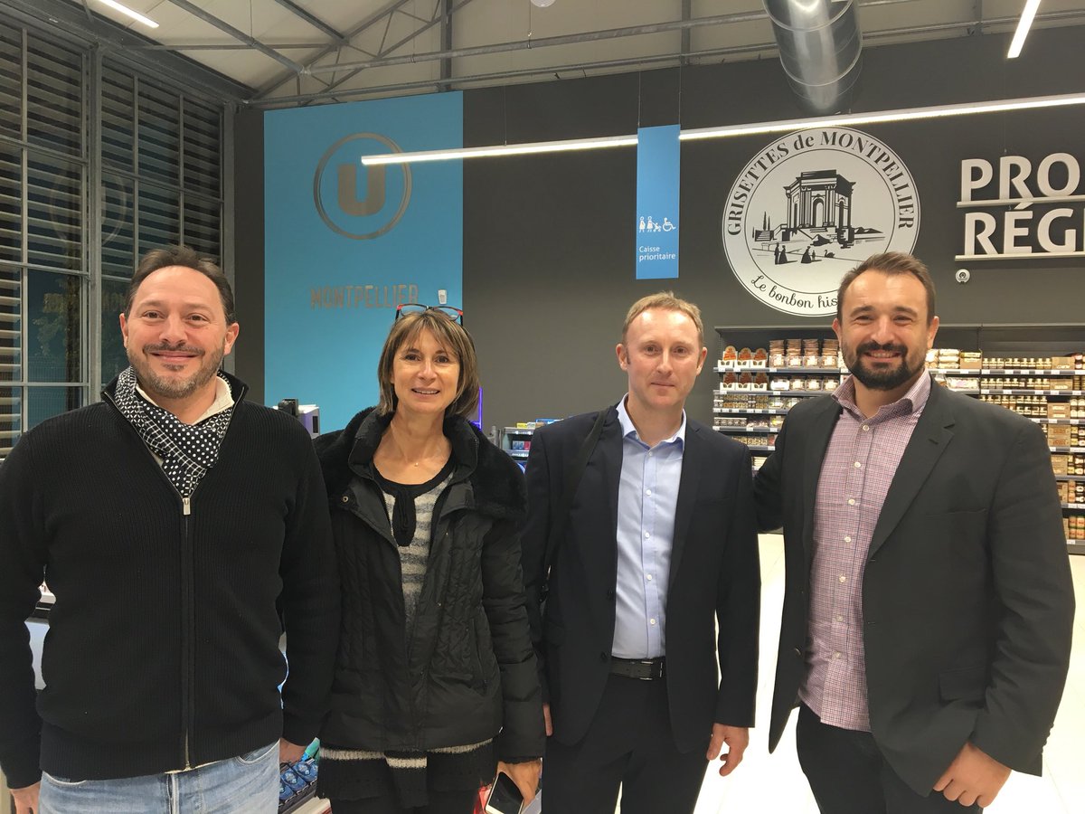 ProfCuzzit's tweet image. Satisfaction: inauguration du #SuperU des Grisettes à #Montpellier. Remerciements de M. Gaubert le directeur pour le l’aide apportée par @pole_emploi#herault Malbosc pour le recrutement de 60 personnes en partenariat avec le #FORCO et IFCDIS. 4ème ouverture #SuperU en 18 mois.