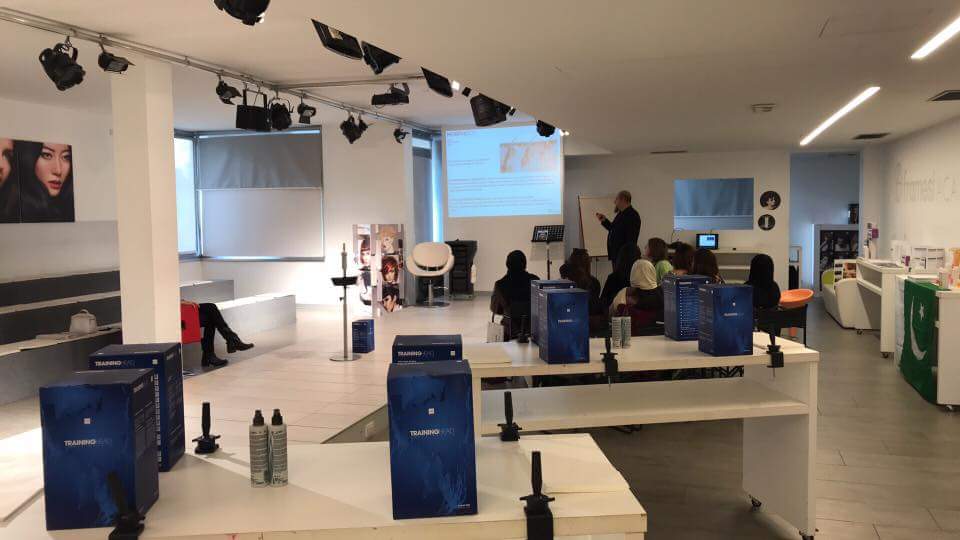 FramesiPK's tweet photo. Day 2 in Milan - Romano Peli training our experts and teaching them the correct techniques of using the Morphosis range. #FramesiProsInItaly https://t.co/bMX4bG2AZF