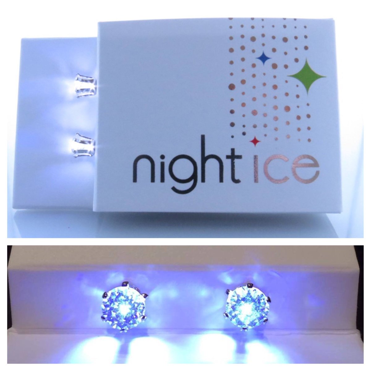 Night_Ice_LEDs's tweet photo. Simple things make us happy!☺️Just like our sparkling✨ white #NightIce earrings!✨ It's customer's favorite💗, not to mention they are gorgeous for winter!🌬❄️ #LEDearrings #LightUpEarrings #Earrings #Accessories #Holidays #HolidaySeason #Thanksgiving #Christmas #Winter https://t.co/WF5AyXEo4D