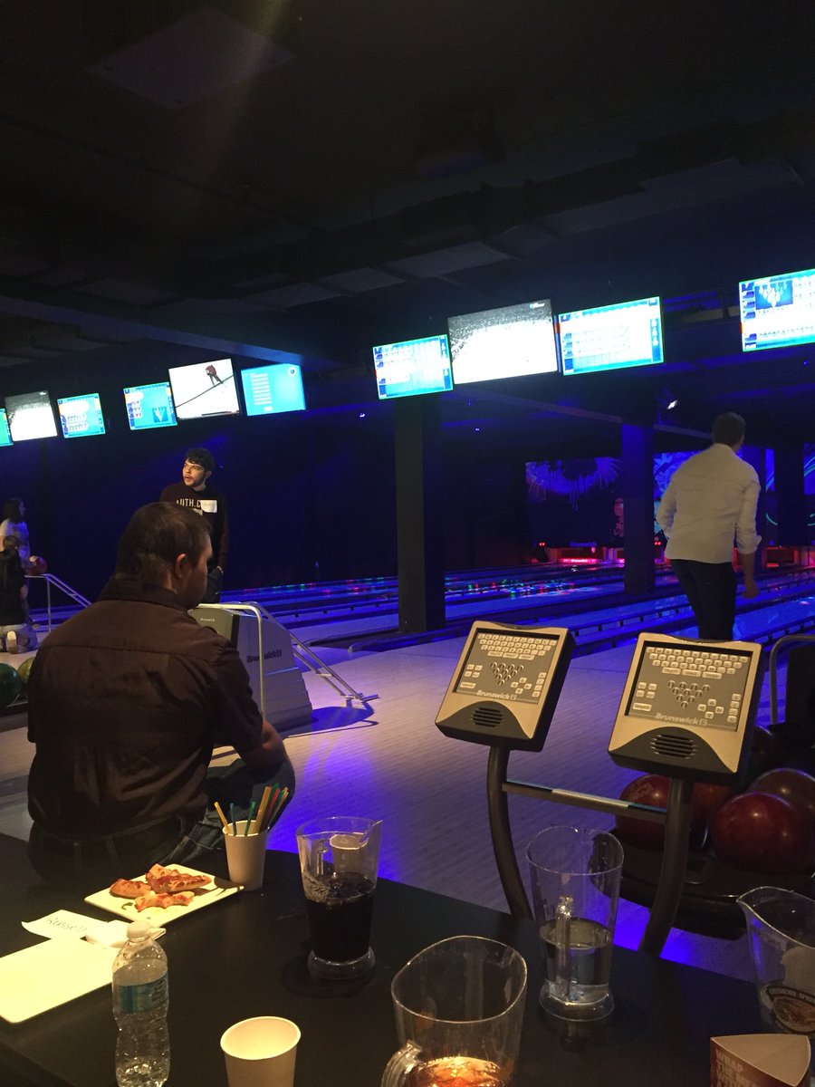 rasckitchener's tweet photo. Rasck and Bridges to Belonging at King Pin bowling tonight! https://t.co/7NbPCY8dMk