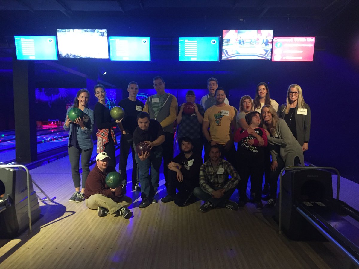 rasckitchener's tweet photo. Rasck and Bridges to Belonging at King Pin bowling tonight! https://t.co/7NbPCY8dMk