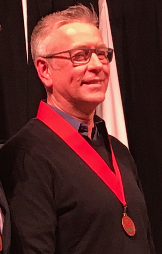 Congratulations to FF Steve McNaught. Receiving his Canada 150th Volunteer Medal for volunteering in the community.