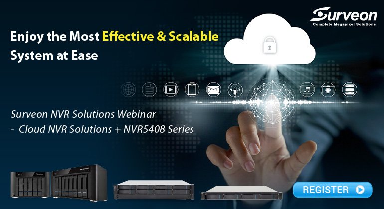 Surveon_Taiwan's tweet image. Register for New NVR Solutions Webinar NOW!
Go &amp;gt;&amp;gt; goo.gl/Mc8caG
Through this webinar, you will learn Surveon's new Cloud NVR Solutions GSe Pro and NVR5408 Series.
#NVR5408
#CloudNVR
#GSePro