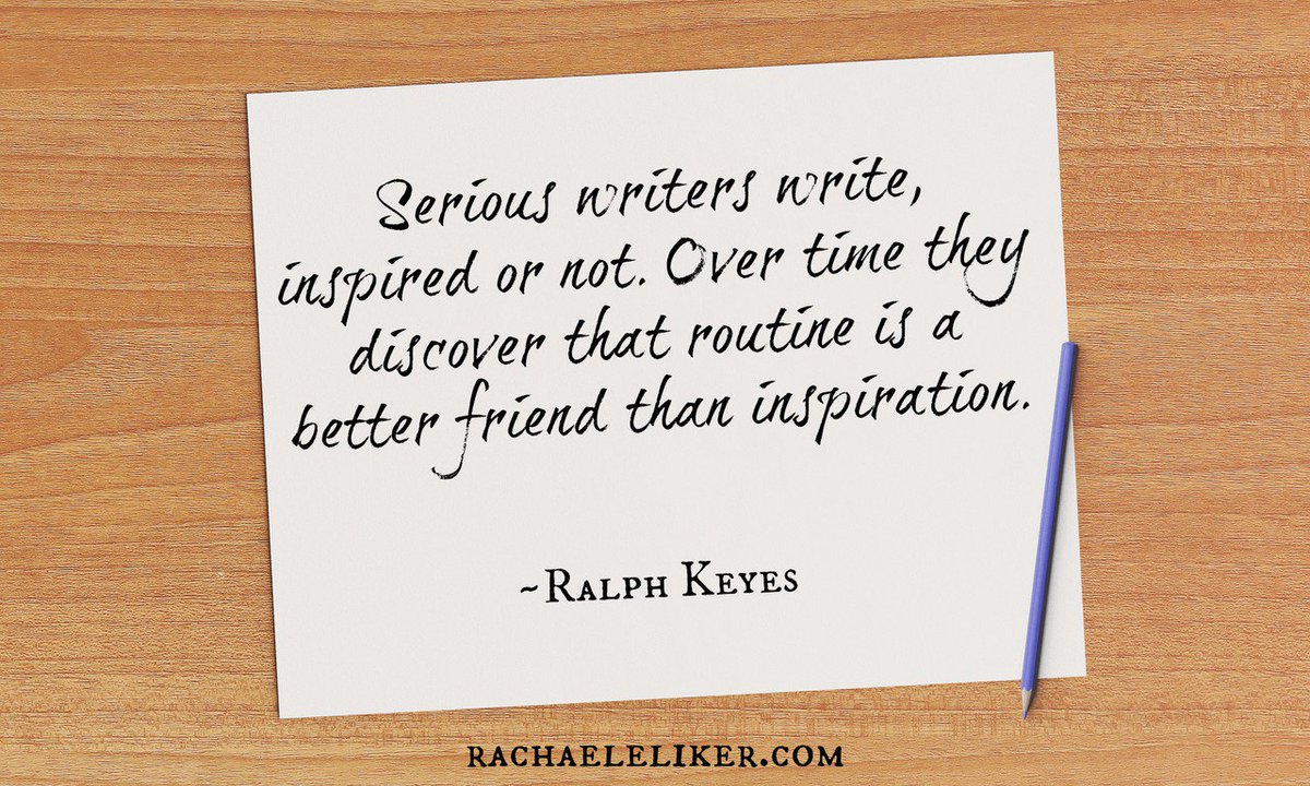 RachaelEliker's tweet photo. Routine is so important! #nanowrimo #amwriting #writerslife #whenastarfalls https://t.co/iaypKwT8NU
