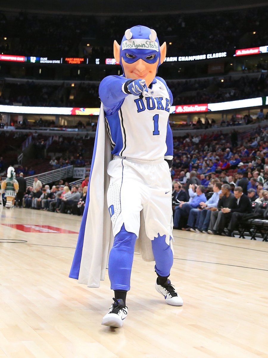 br_CBB's tweet photo. Behind Grayson Allen’s 37 points, No. 1 Duke defeats No. 2 Michigan State, 88-81 https://t.co/WQjwPQR3uC