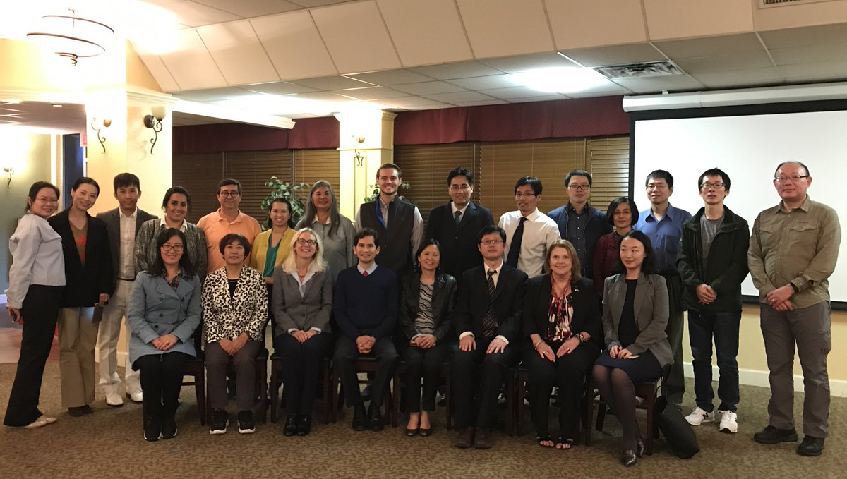 Earlier today at the Exchange Visiting Scholars Reception. Thank you to Mentors and Scholars for your great job <a href="/Fresno_State/">Fresno State</a> #IEW2017