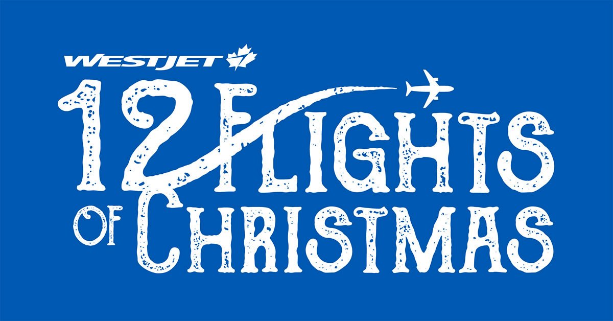 WestJet's tweet image. Help us plan our #WestJetChristmas video! Head over to Facebook every day until November 24 to vote for what you’d like to see included in our 12 Flights of Christmas. Each vote gives you a chance to win round-trip airfare for two to anywhere we fly. fly.ws/12flights