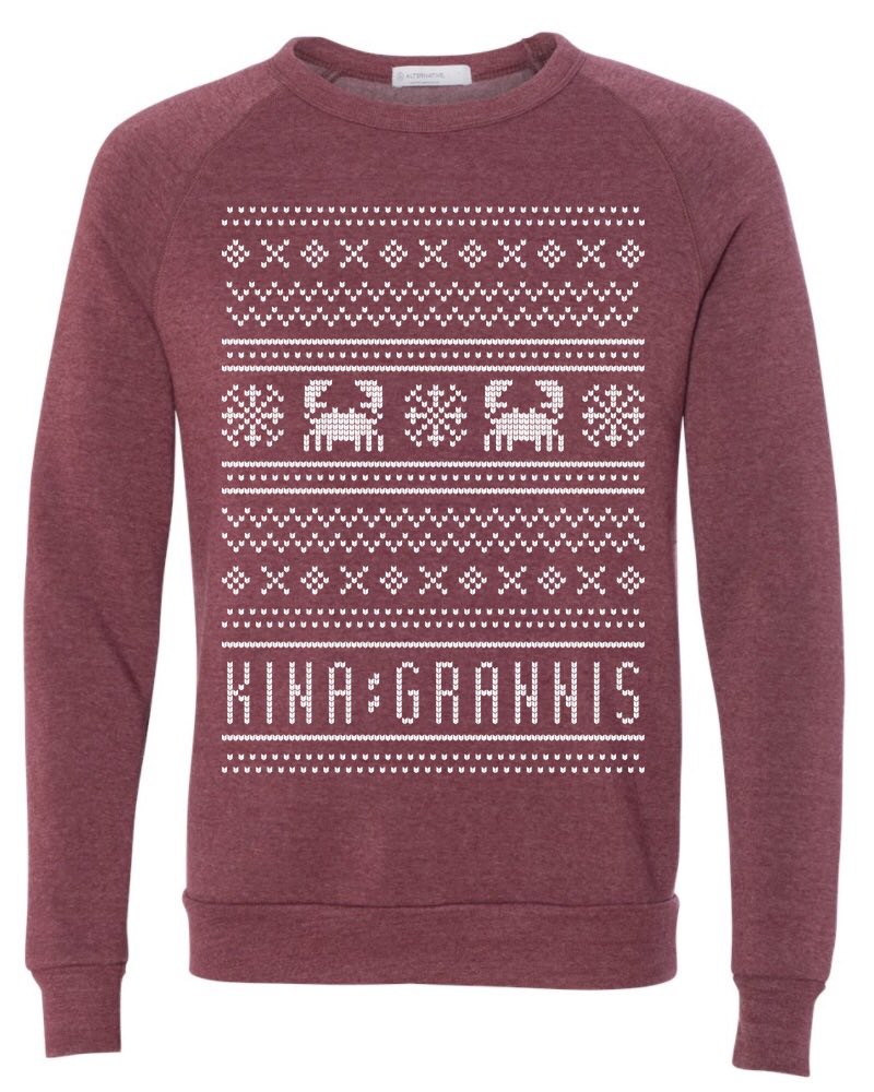 kinerds's tweet photo. It's that time of the year for cozy holiday sweaters and @kinagrannis has you covered. She brought back the hedgehogs and introduced us to two more friends🦀🐥. Get em before theyre gone! Last day to order is Friday Nov 17th! https://t.co/62eDHV2w8W