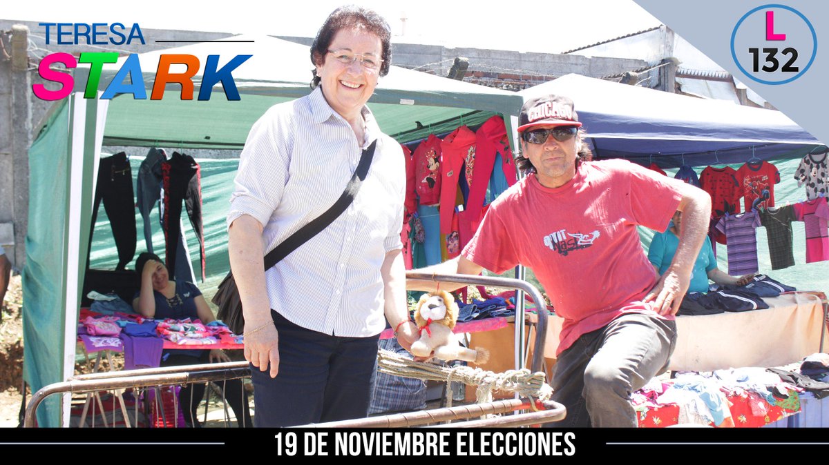 TERESA STARK 
L 132
CON BIO BIO EN EL CORAZON 
ESTE 19 DE NOVIEMBRE ELECCIONES