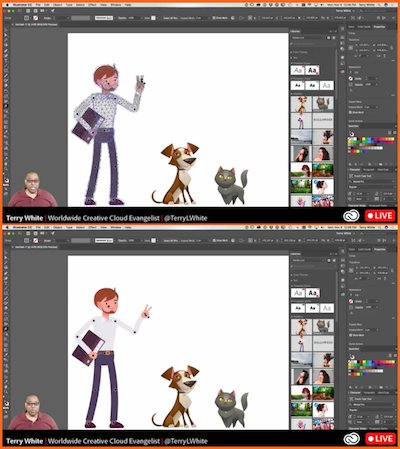 Markzware's tweet photo. #Adobe #Illustrator_CC #video: How to Use the NEW #Puppet_Warp_Tool. #Adobe_Evangelist #Terry_White @terrylwhite shows off the #Puppet_Warp tool in #Adobe_Illustrator #CC. Easily bend & move your #vector #artwork in #Adobe #Illustrator #Creative_Cloud. https://t.co/tzGg18diAy https://t.co/NkpwqcfUAa