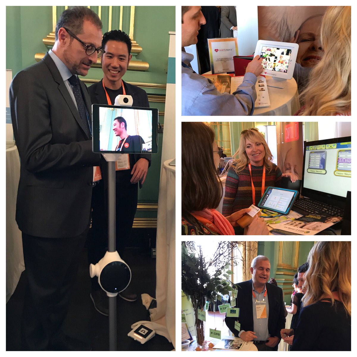 Aging20's tweet photo. So much interaction happening in the exhibit hall. If you didn't have enough time to see every booth today, you've still got tomorrow. #A2OPTIMIZE https://t.co/4jMMJlR47p