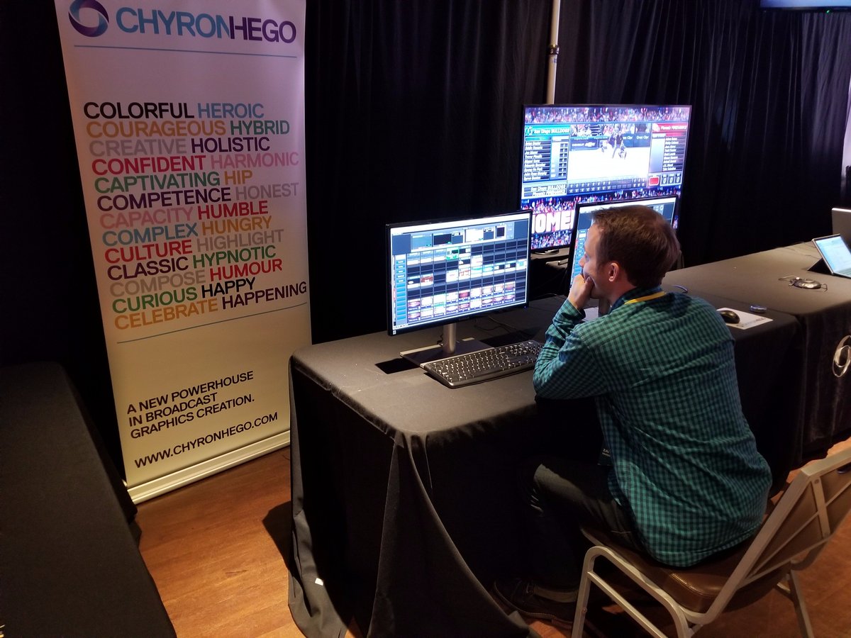 ChyronHego's tweet photo. Attending #VideoTX 2017 at #BuschStadium? Stop by and see us today &amp; tomorrow for a demo of #ClickEffects PRIME. #venueproduction #sportstech https://t.co/ggtxcU1vUY