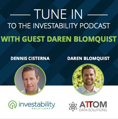 Tune in for a new episode of #PodcastTuesday featuring <a href="/AttomData/">ATTOM</a> SVP of Communications and #industrymaven, Daren Blomquist bit.ly/2zXQmsc