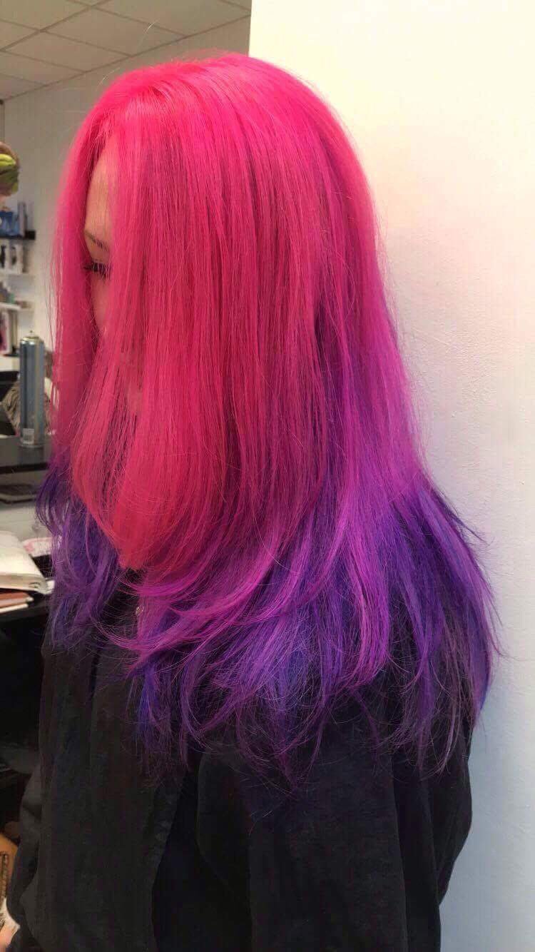 La Davis Hair Rainbow Pop Xg Paul Mitchell Vegan Friendly Ladavishair Leannedavis Hair Stylist Colour